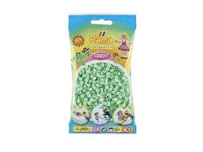 1000stk. Hama midi pastel mint  207-98