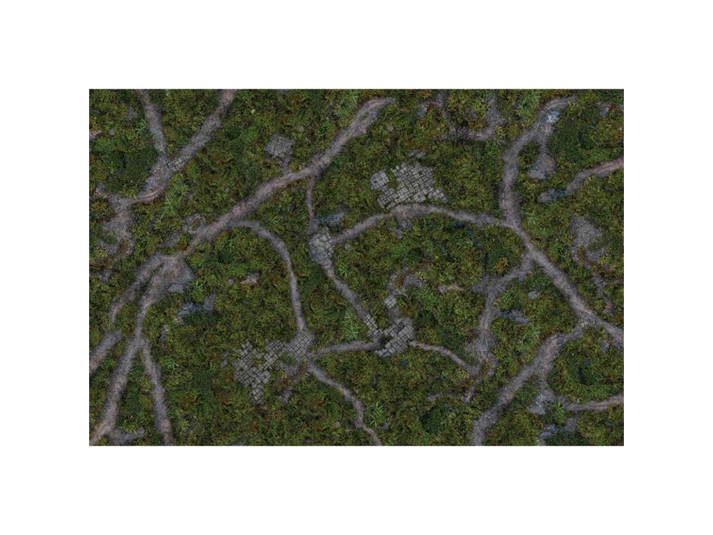 Kraken Wargames - gaming mat 112 x 152 cm - Ancient Green