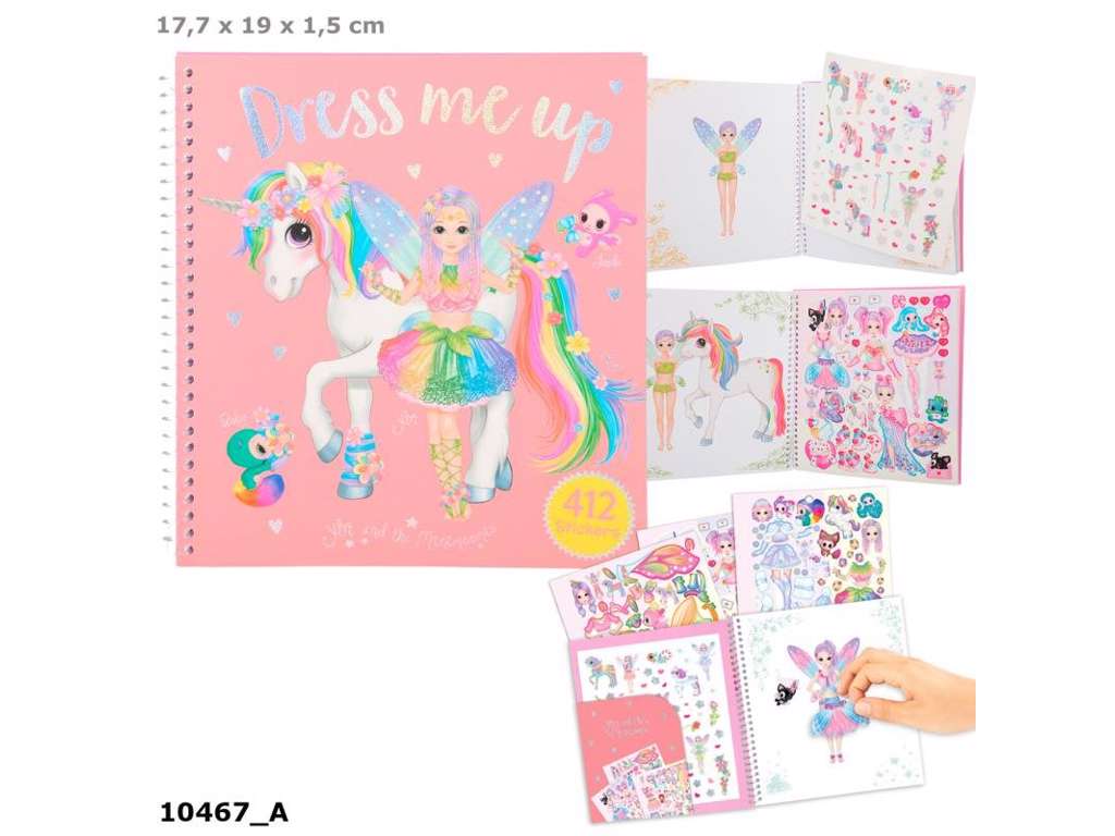  Ylvi & the Minimoomis dress me up med 412 klistermærker