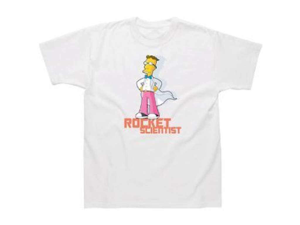 Simpsons T-Shirt XL Rocket Scientist
