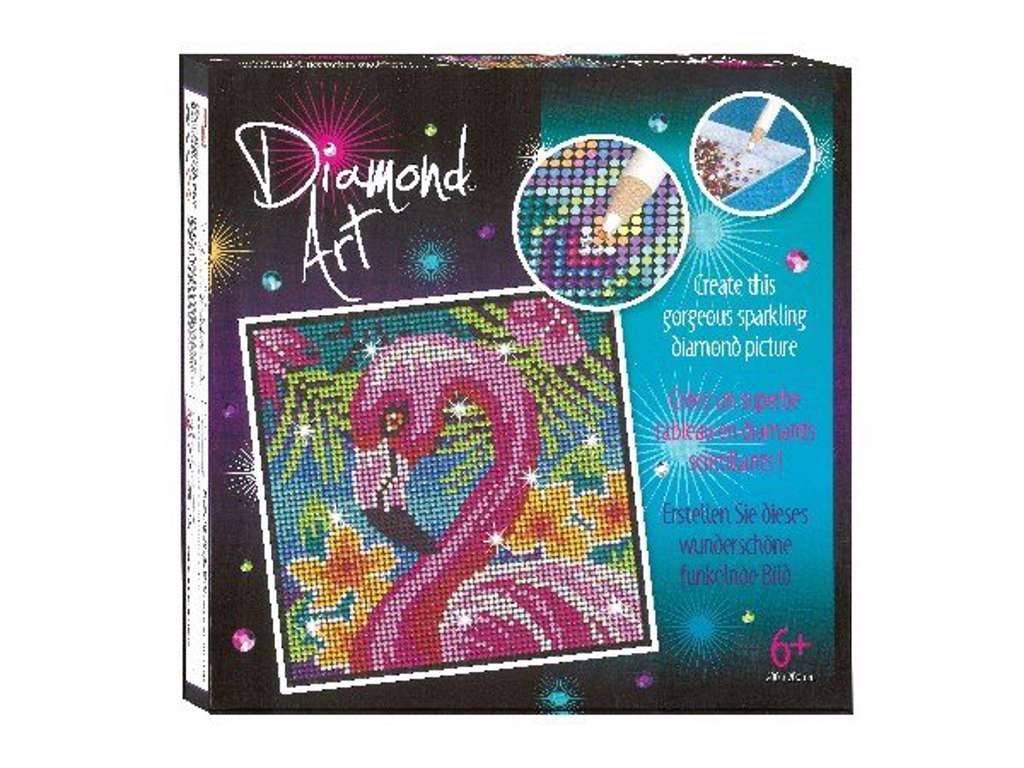 Diamant kunst - flamingo