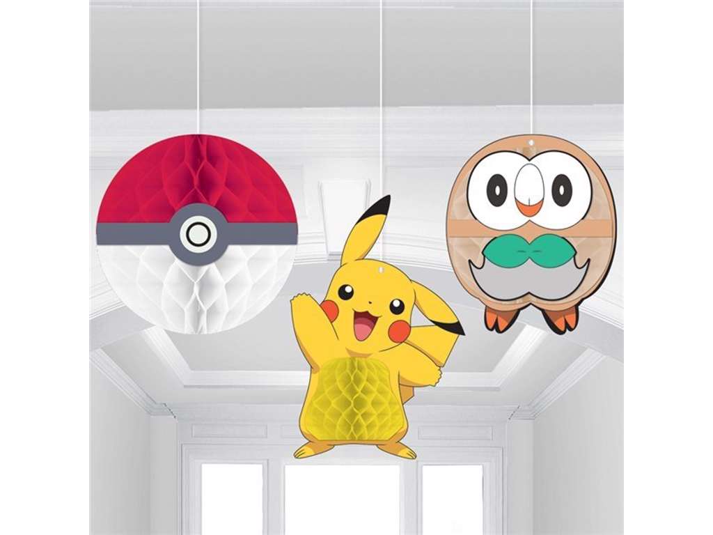 Pokémon runde loftdekorationer