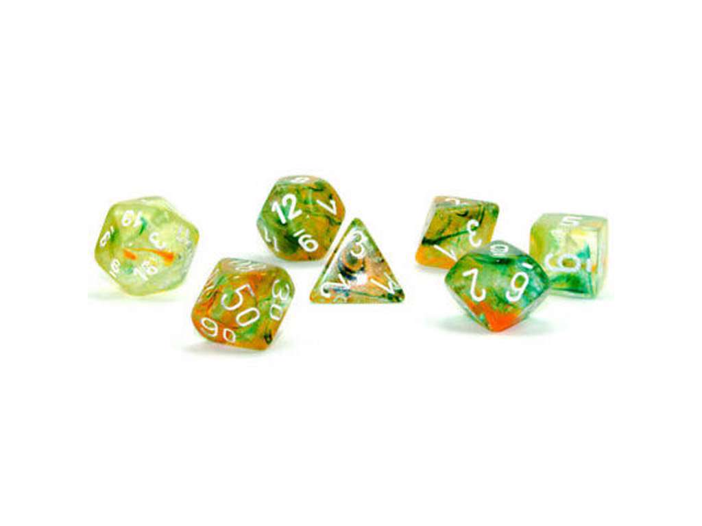 Chessex terning sæt - Spring / White - CHX27555