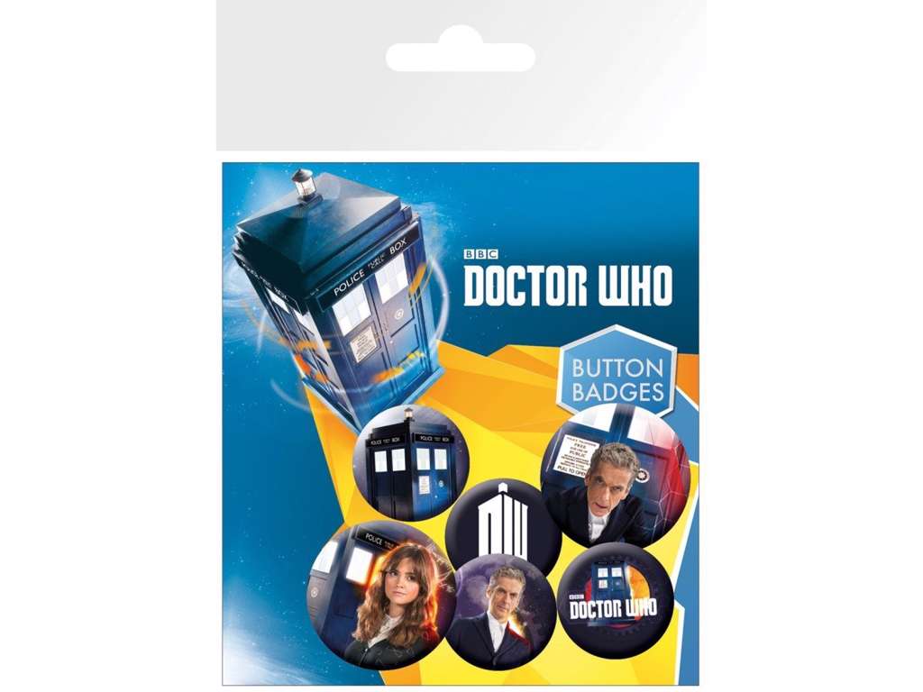 Doctor Who 6-pak badges