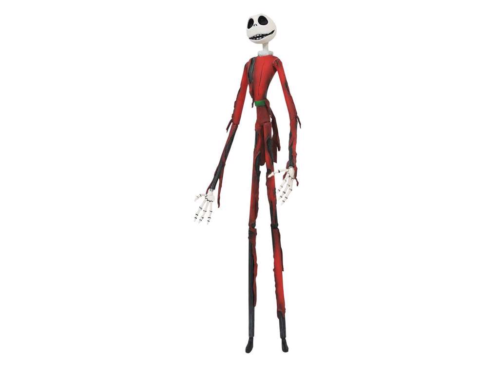 The Nightmare Before Christmas Select action figur af burnt Jack på 21 cm
