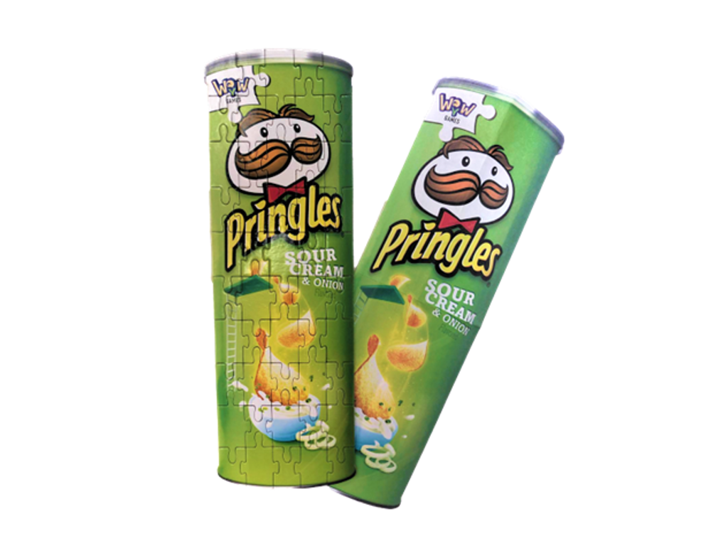 Pringles Sour Cream and Onion puslespil på 50 brikker