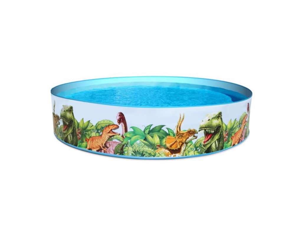 Svømmebassin med fastkants på 244 cm