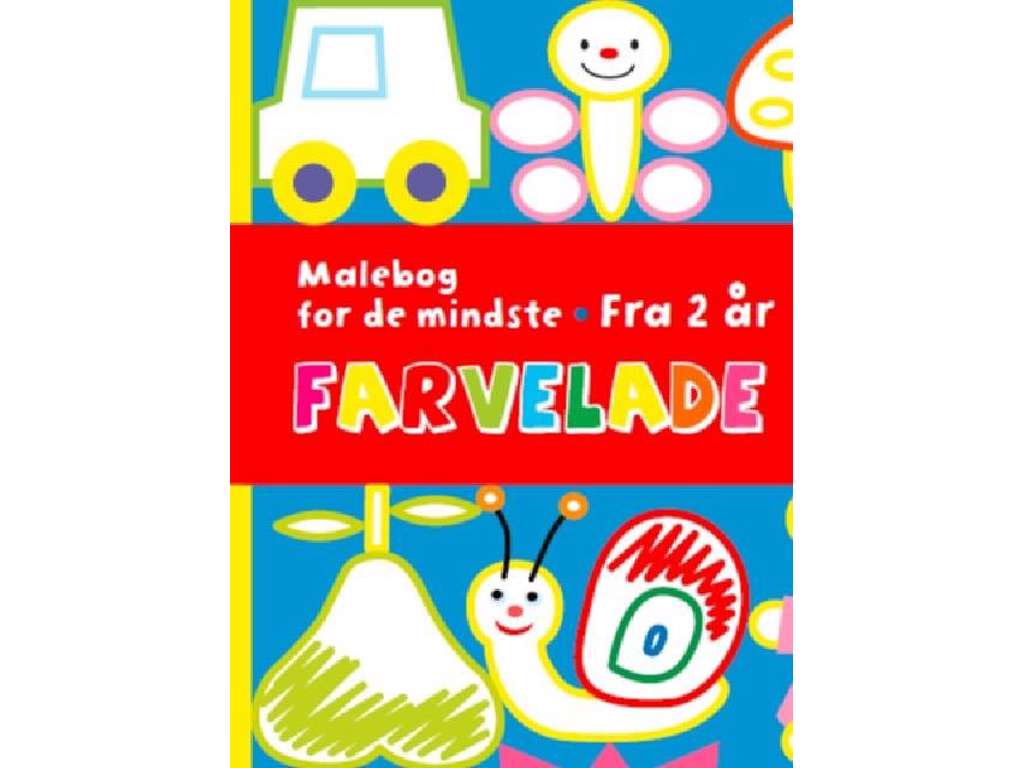 Farvelade – malebog for de mindste fra 2 år