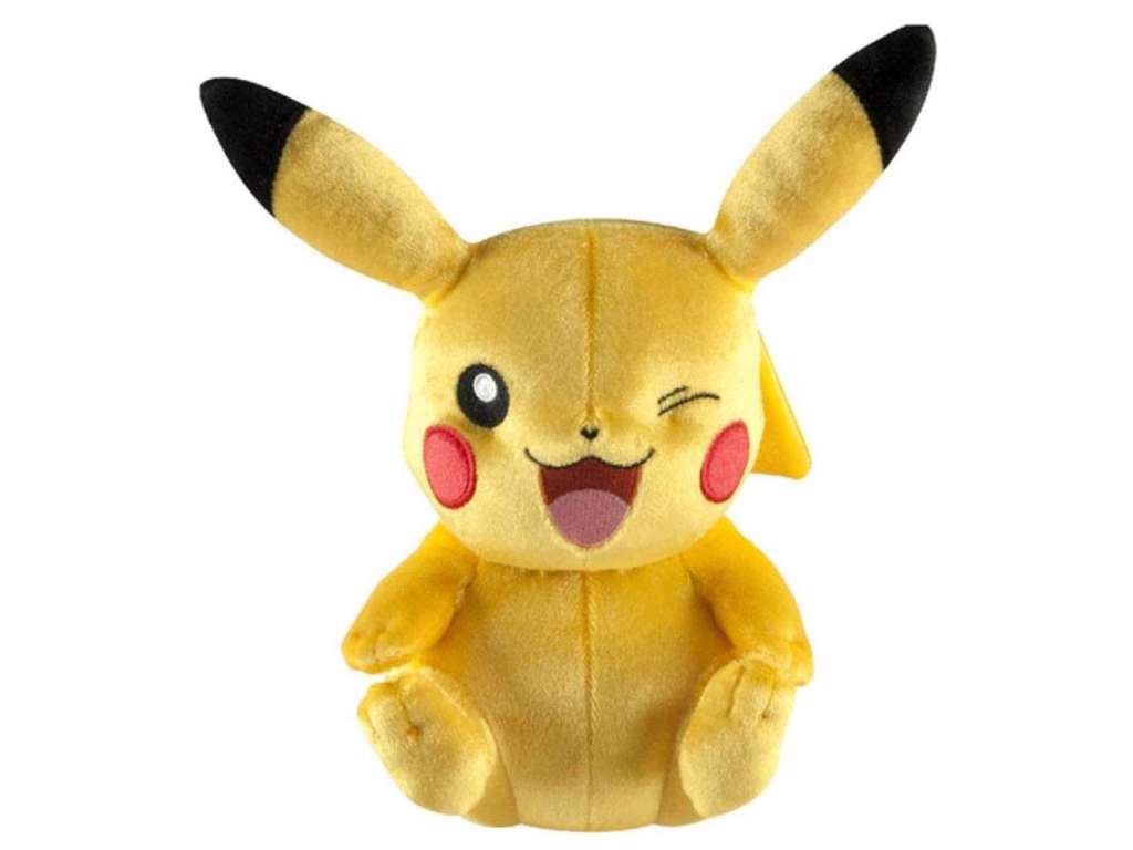 Pokemon bamse af blinkende Pikachu på 45 cm