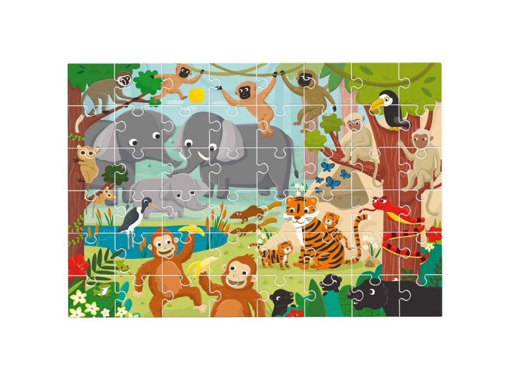 Gigant puslespil med 48 brikker