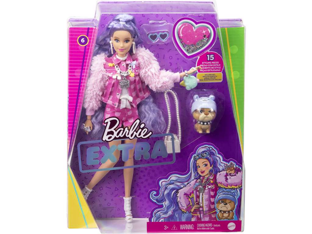 Barbie Extra dukke - lilla hår
