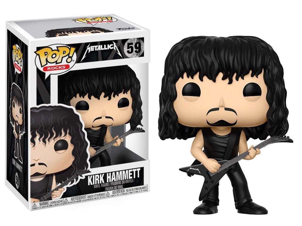 Metallica POP! vinyl figur af Kirk Hammett på 9 cm
