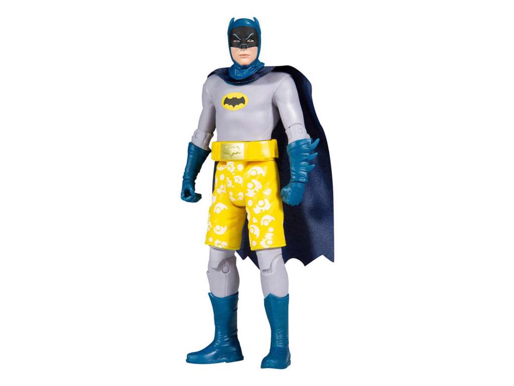 DC Retro Batman 66 Batman Swim Shorts actionfigur på 15 cm