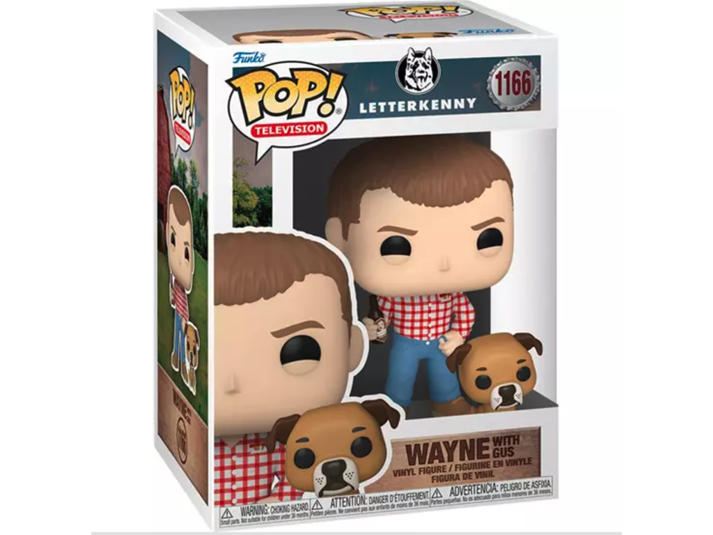 Letterkenny POP! & Buddy Television Vinyl Figure Wayne w/Gus 9 cm