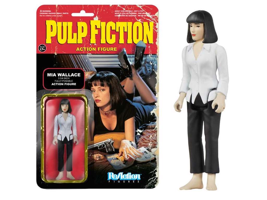 Pulp Fiction "ReAction" action figur Mia Wallace 10 cm fra Funko