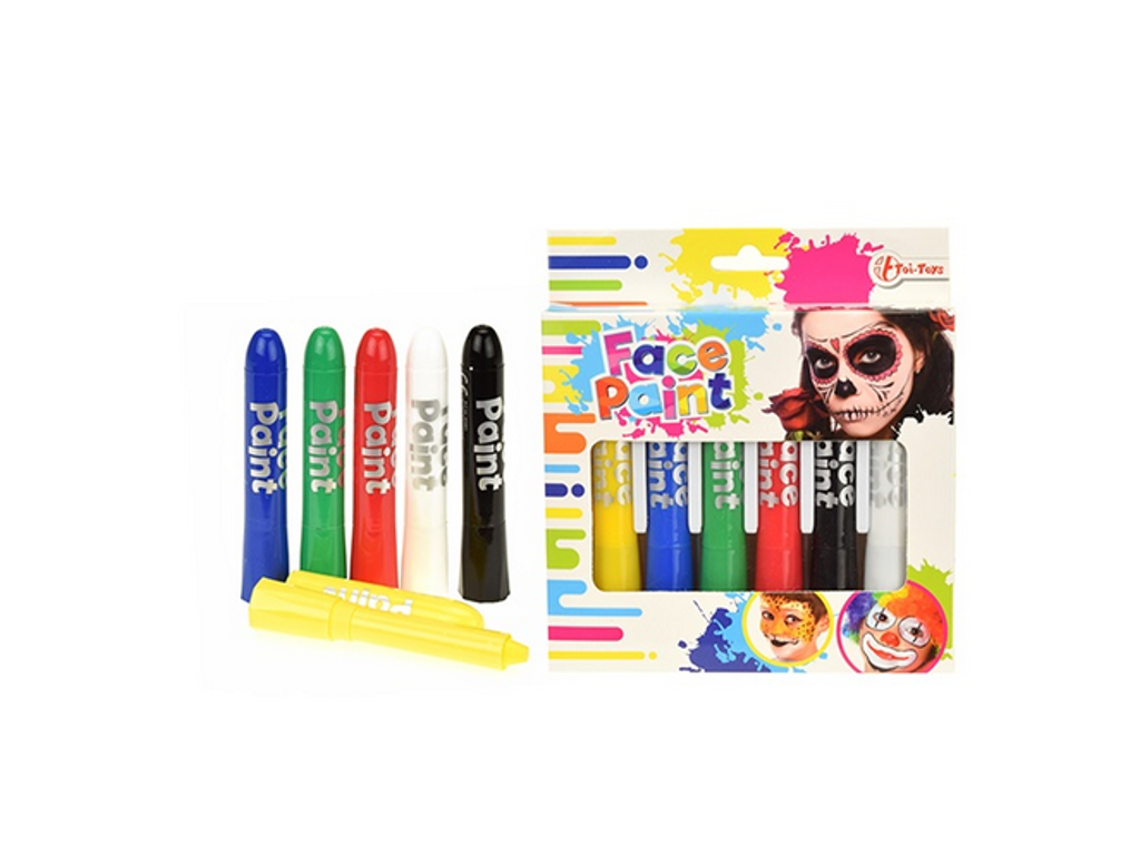 Ansigts maling med 6 farver