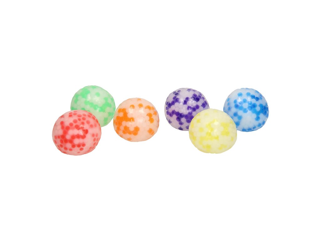 Sticky Klemmebold med Vandperler 7 cm – 1 stk. Assorteret