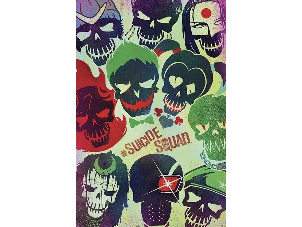Suicide Squad Skulls plakat 61 x 91 cm - 262