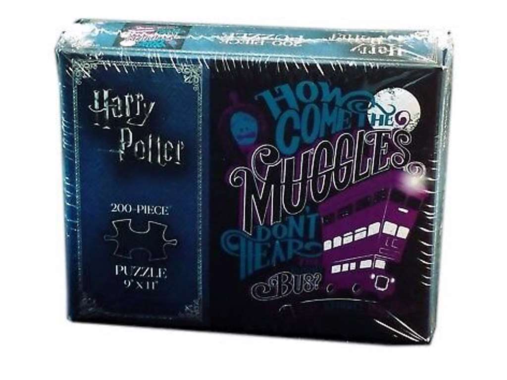 Natbus puslespil på 200 brikker fra Harry Potter