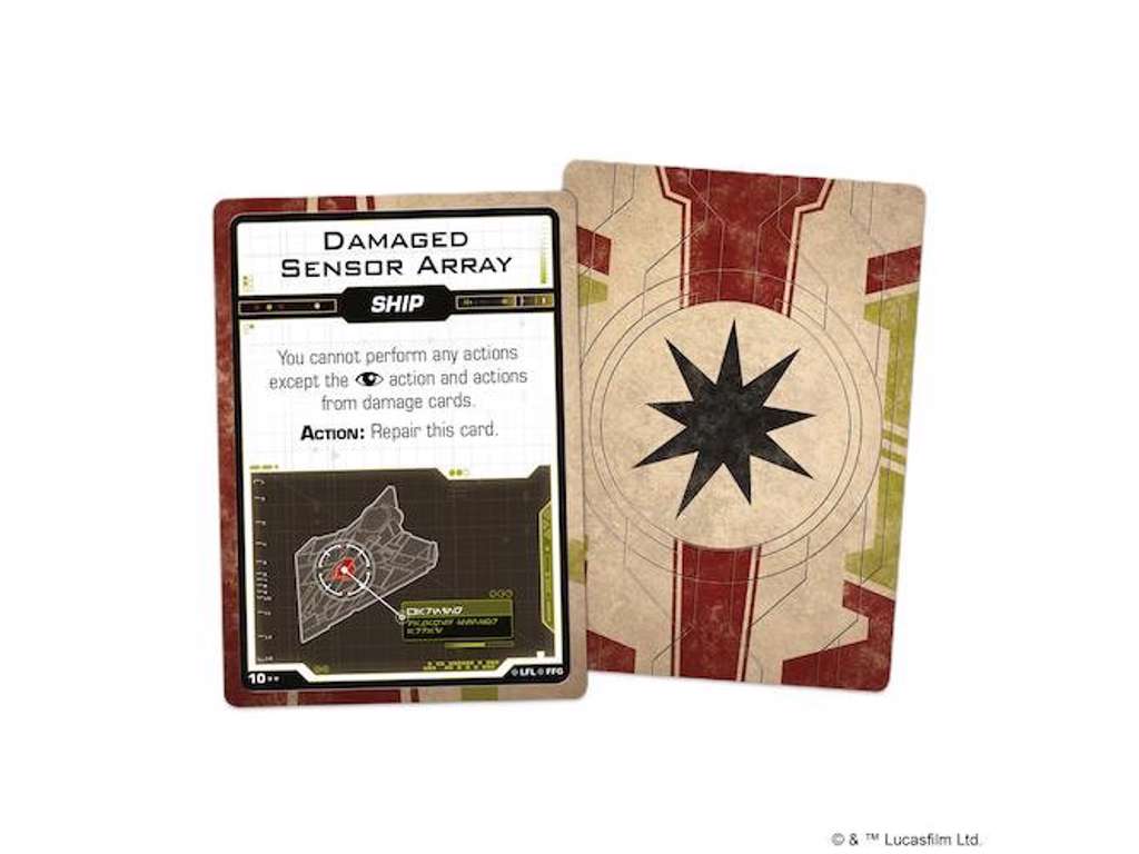 Star Wars X-Wing Galactic Republic damage deck