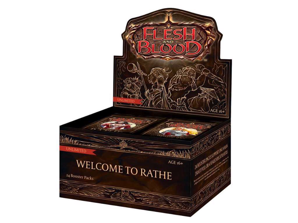 Flesh  Blood - Welcome To Rathe booster display