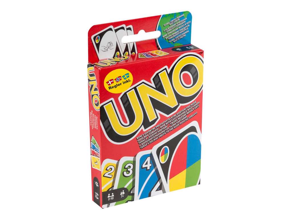 Uno - Det klassiske kortspil med joker-kort