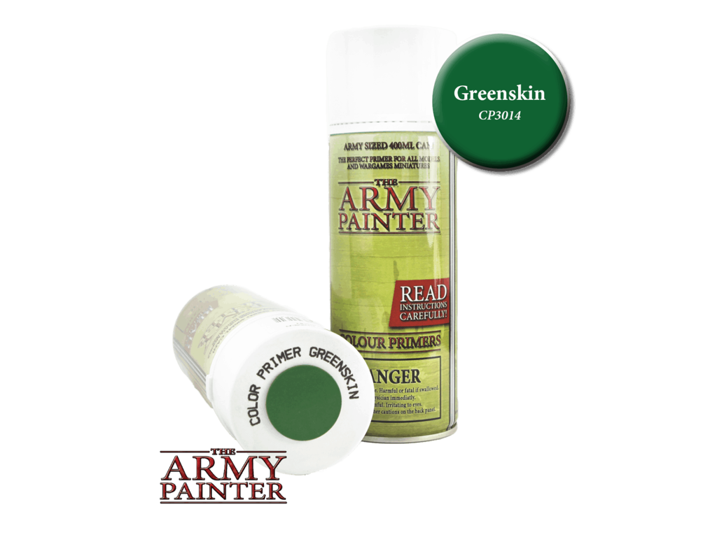 Greenskin Spray Colour Primer til figurer