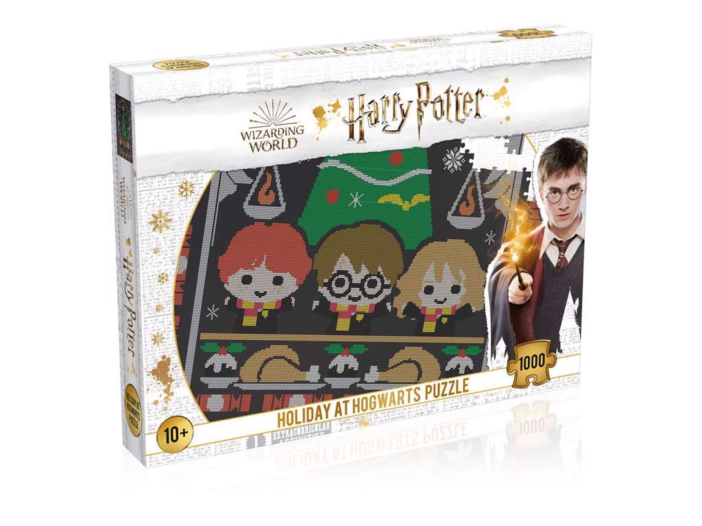 Harry Potter puslespil med Holiday at Hogwarts på 1000 brikker