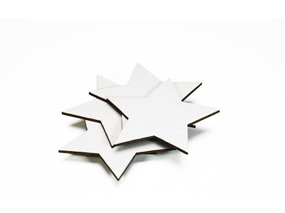 Magnetiske Lærreder Stjerne 10 cm – 4 stk.