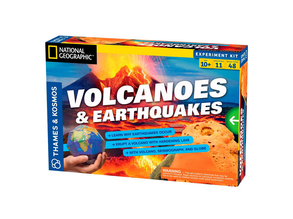 Vulkaner og jordskælv - Videnskabssæt (EN) - National Geographic