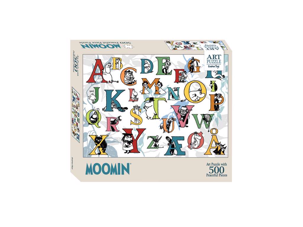 Mumitroldenes ABC puslespil med 500 brikker,