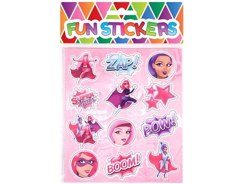 Super piger klistermærker