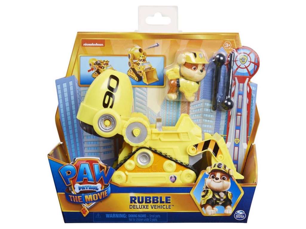 Paw Patrol Movie deluxe bil med Rubble