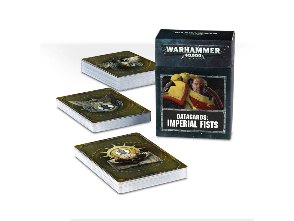 Datacards: Imperial Fists - Regler i kortform til Imperial Fists Warhammer 40.000