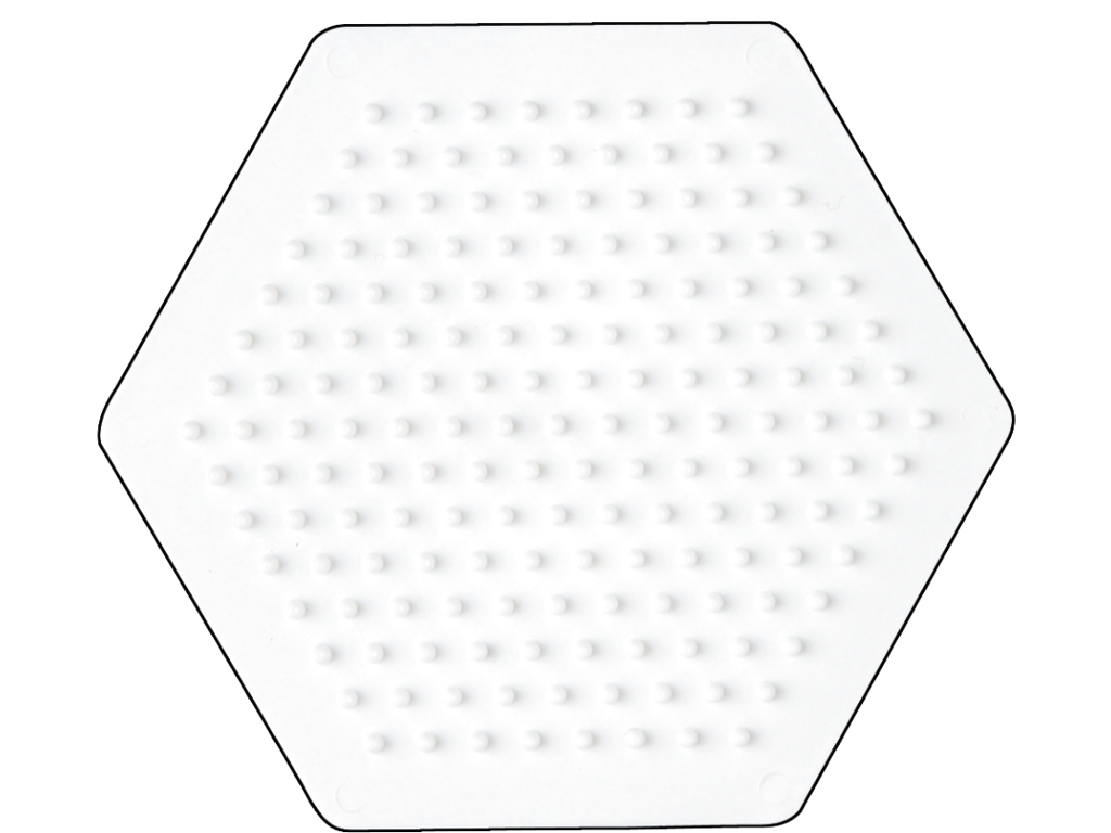 Hama midi lille sekskantet perleplade - 223