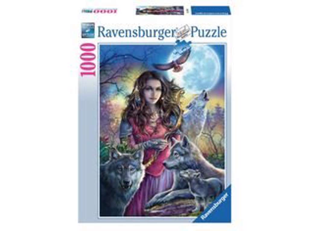 Ulvens beskytter puslespil med 1000 brikker fra Ravensburger