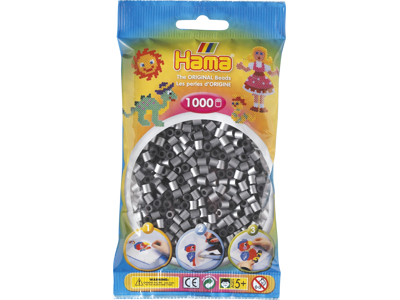 1000stk. Hama Midi sølv 207-62