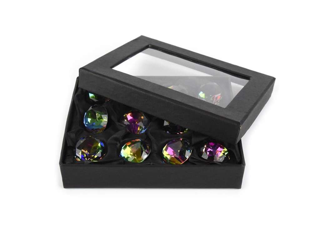 Multifarvet diamant på 3 cm