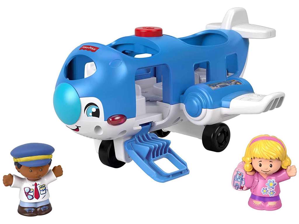 Little People stor flyvemaskine fra Fisher Price med dansk tale