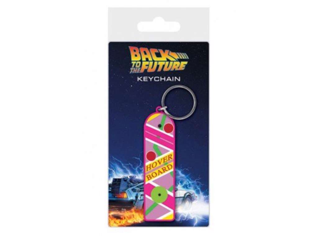 Back to the Future nøglering med Hoverboard på 6 cm