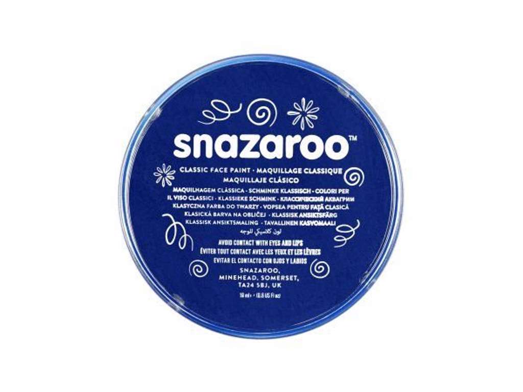 Snazaroo Kongeblå ansigtsmaling - 18 ml