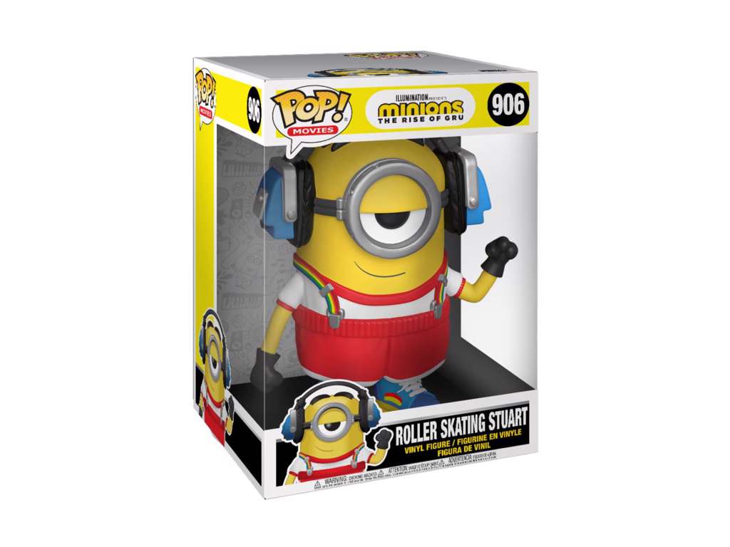Minions II Super Sized POP! Movies Vinyl Figure Roller Skating Stuart 25 cm