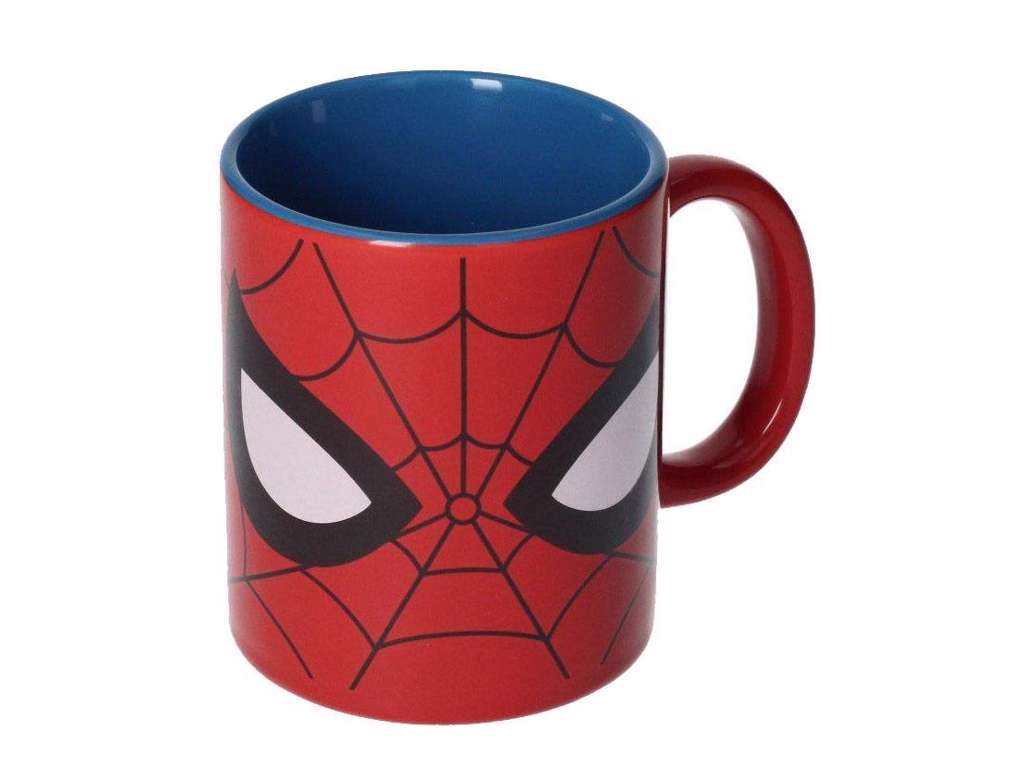 Marvel Comics kop med Spider-Man ansigt