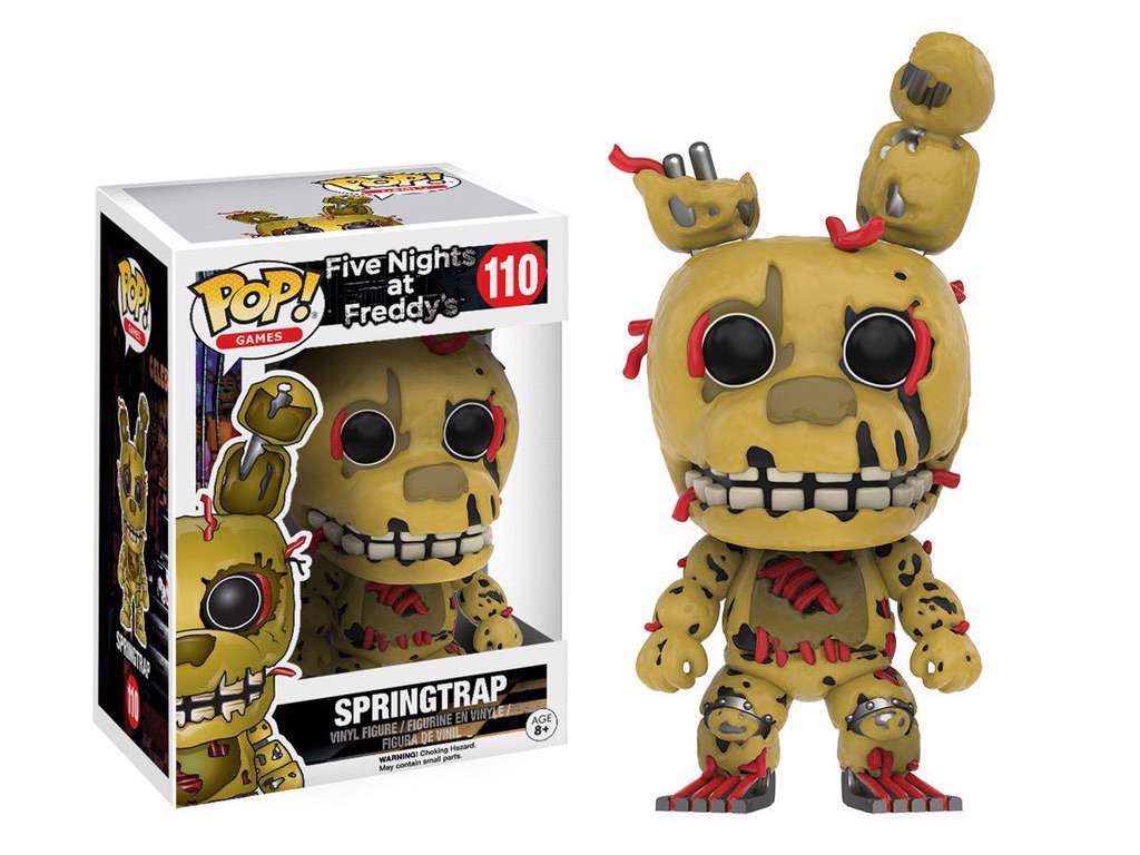 Five Nights at Freddy's POP! vinyl figur af Springtrap på 9 cm