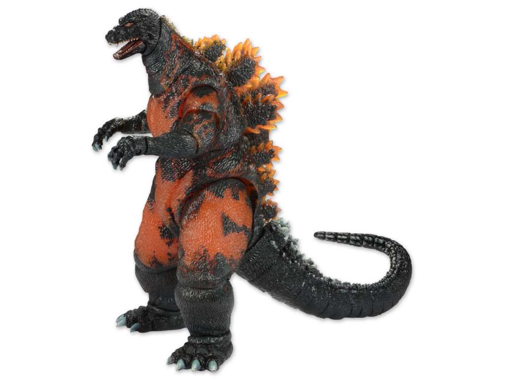 Brændende Godzilla 1995 action figur 30cm fra hoved til hale