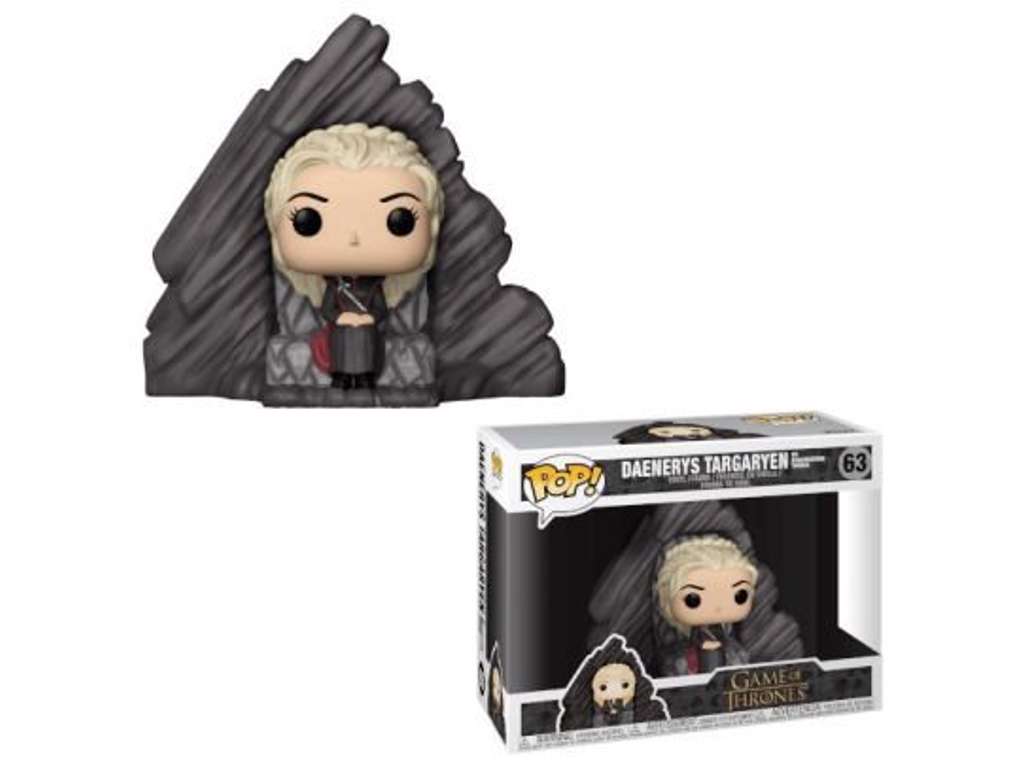 Game of Thrones POP! Rides vinyl figur af Daenerys on Dragonstone Throne på 15 cm