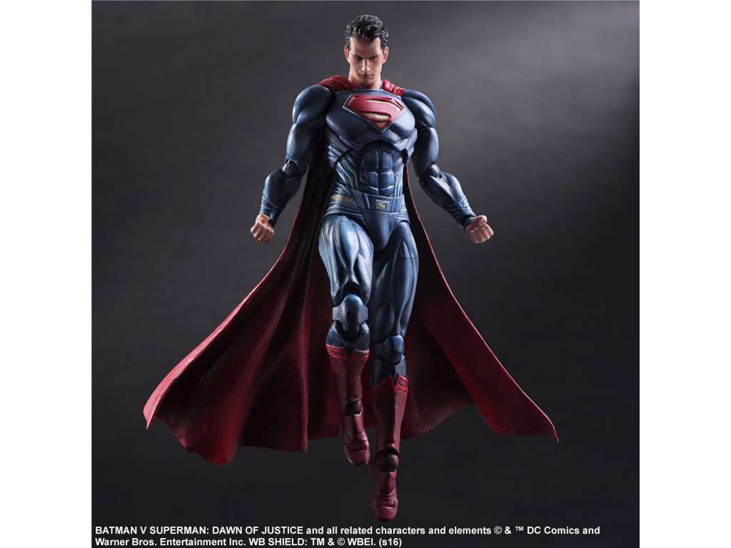 Batman v Superman Dawn of Justice Play Arts Kai action figur af Superman på 25 cm