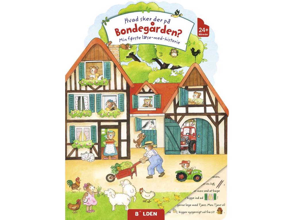Hvad sker der på bondegården? - børnebog
