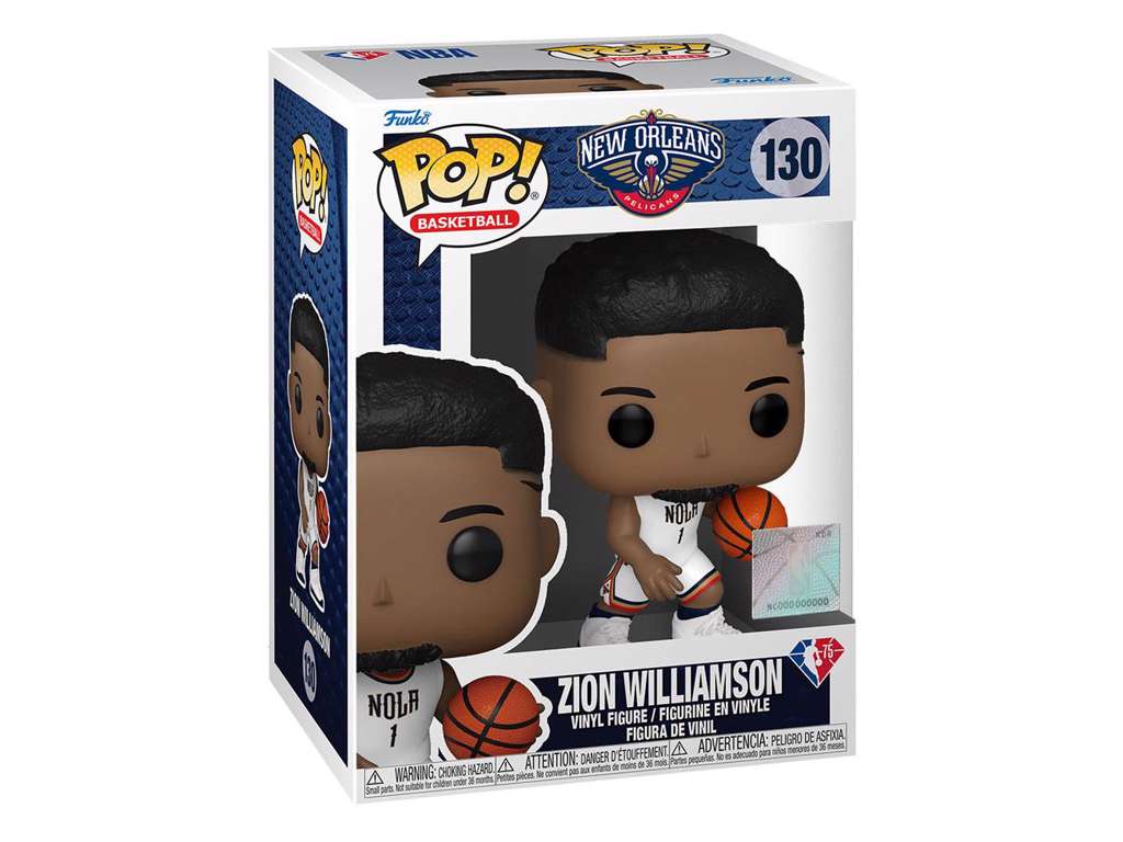 NBA Legends POP! Sports Vinyl Figure Pelicans - Zion Williamson (Blue Jersey) 9 cm