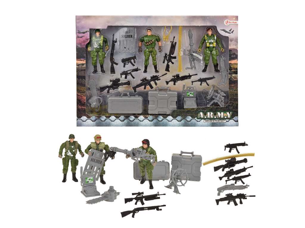 Army militær soldatersæt